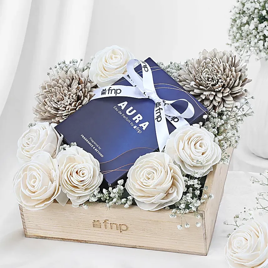 Aura Perfume Duo Set with Florals
