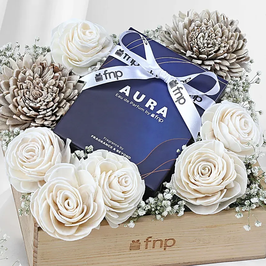 Aura Perfume Duo Set with Florals