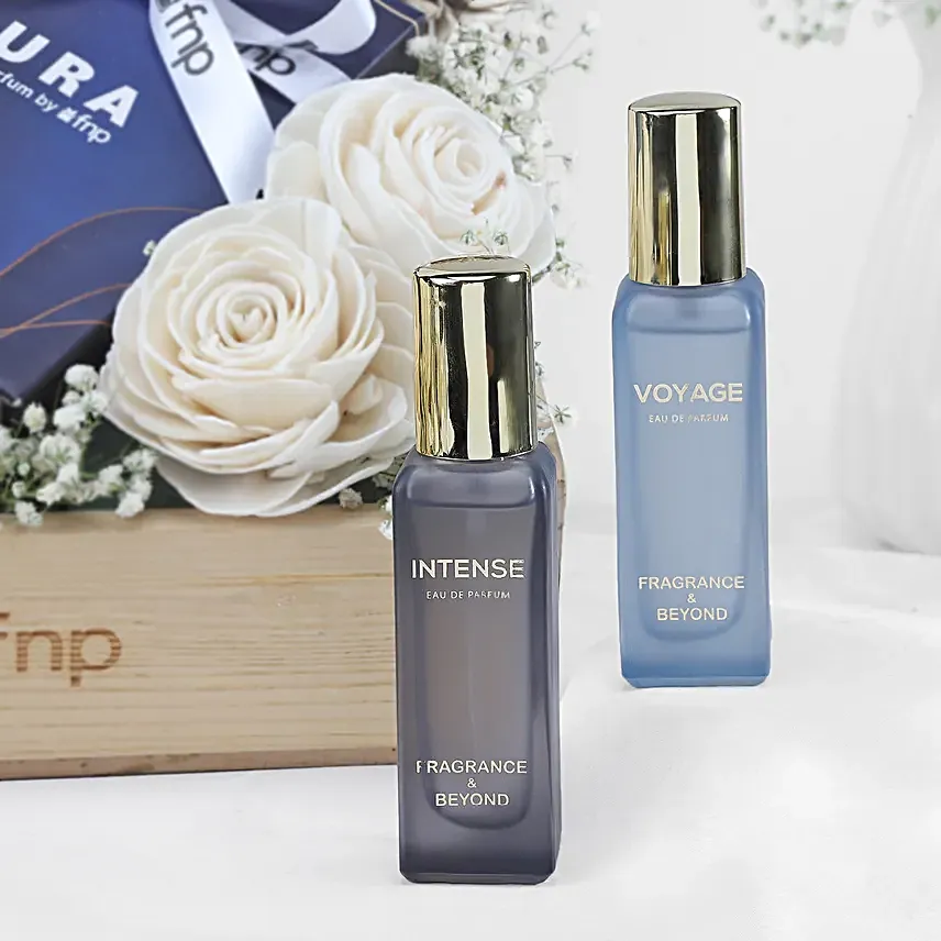 Aura Perfume Duo Set with Florals