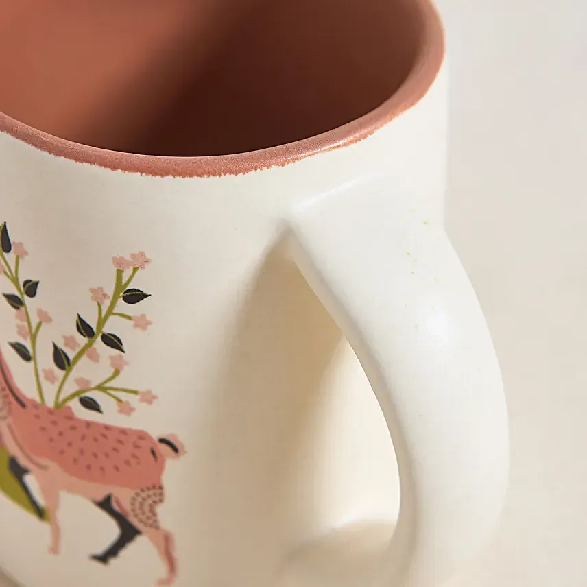 Chumbak Jungle Scene Monogram A Gift Mug