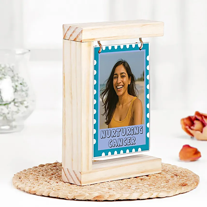 Heartfelt Cancer Sign Photo Frame