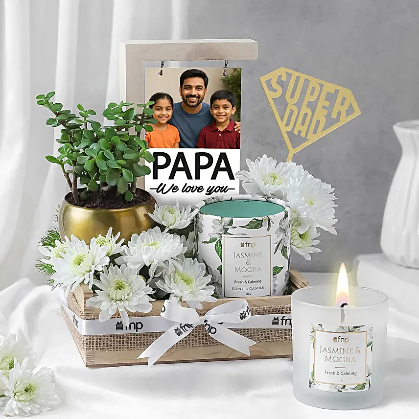 Dads Day Delight Photo Gift Box