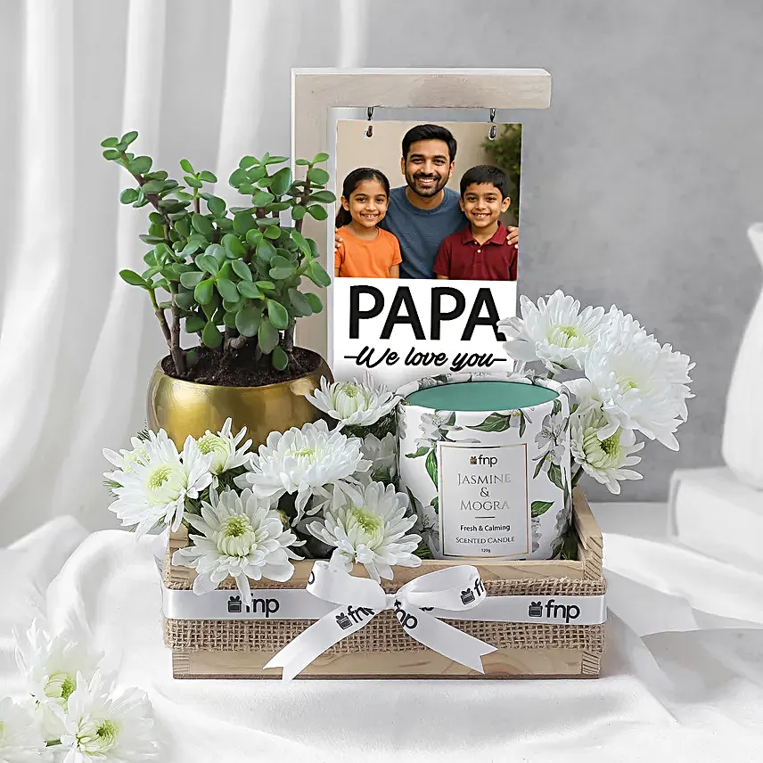 Dads Day Delight Photo Gift Box