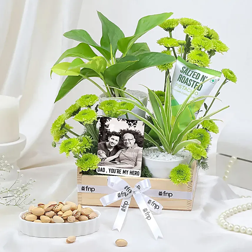 Green Gratitude Box for Fathers Day