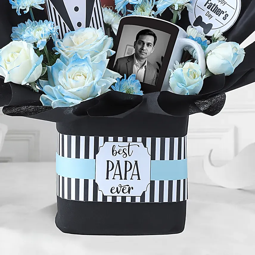 FNP Fathers Day Chocolate N Floral Gift Set