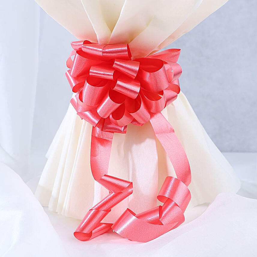 Happy Father's Day Red Rose Bouquet and Eggless Black Forest Cake