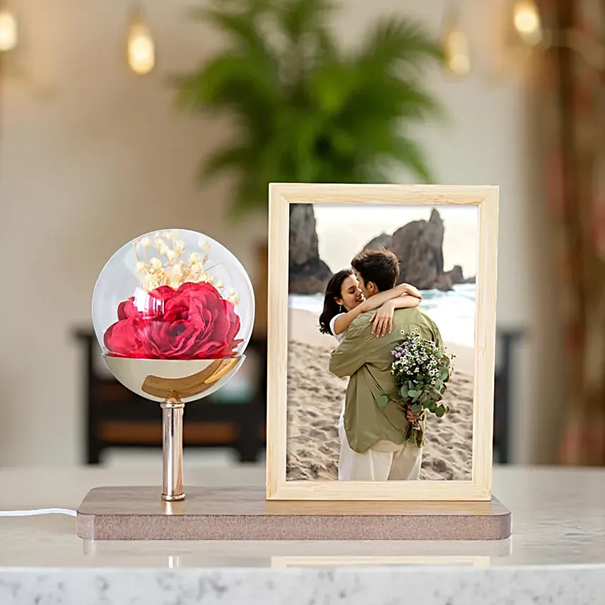 Forever Rose LED Photo Frame