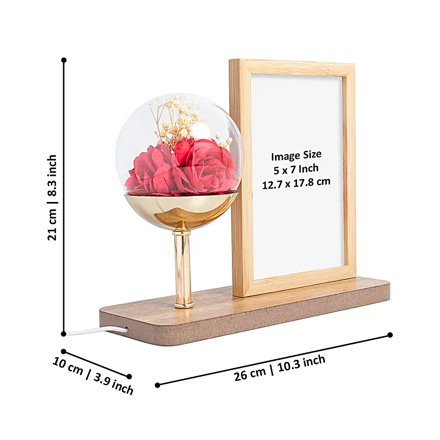 Forever Rose LED Photo Frame