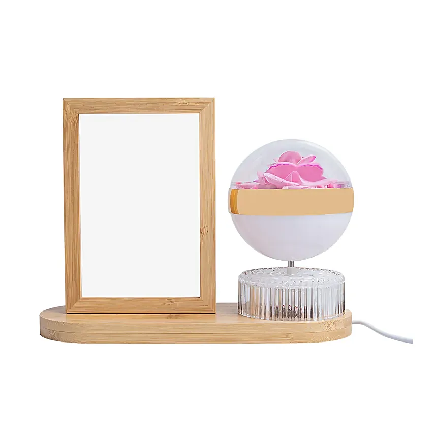 Romantic Bloom Photo Frame Lamp