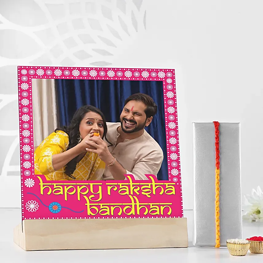 Mauli Dhaga Rakhi N Personalised Raksha Bandhan Frame