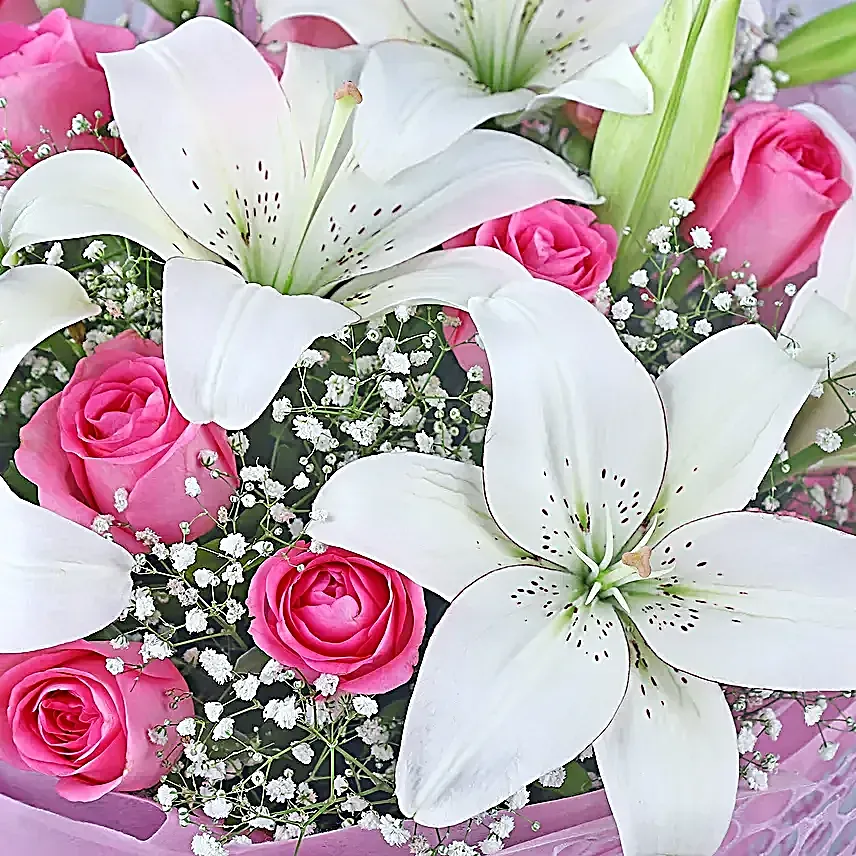 Meenakari Love Bond Rakhi N Good Wishes Rose Bouquet