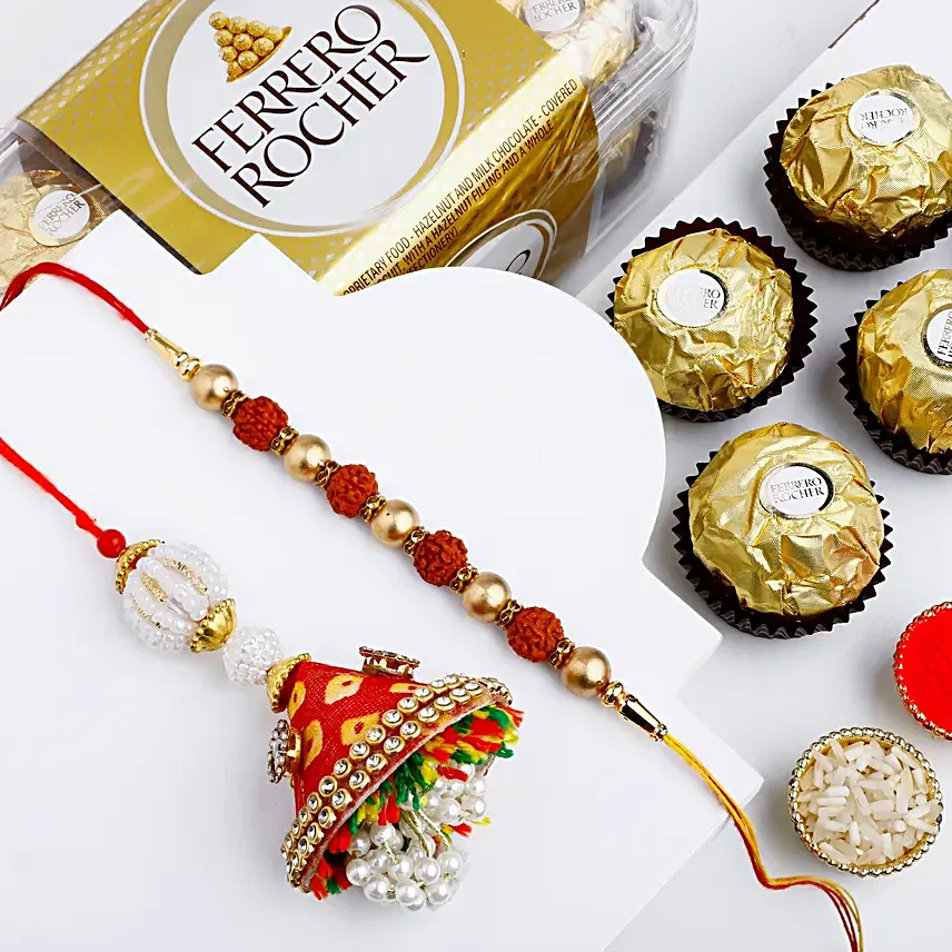 Lumba Rakhi Set N Chocolate Harmony Set