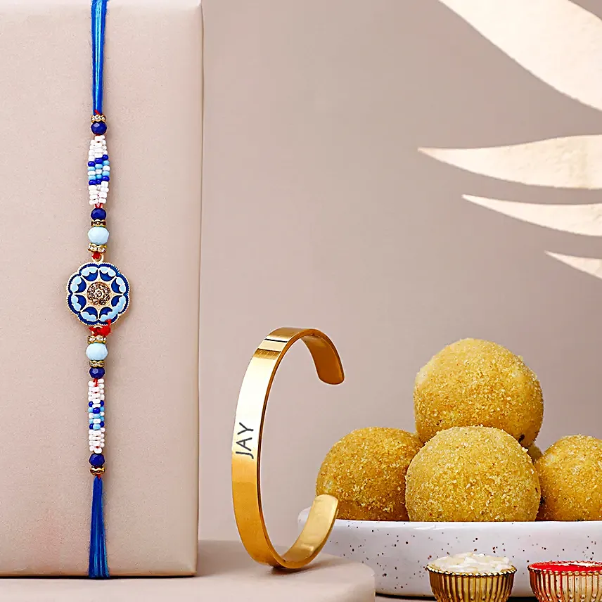 Delightful Rakhi N Sweet Treats Gift Set