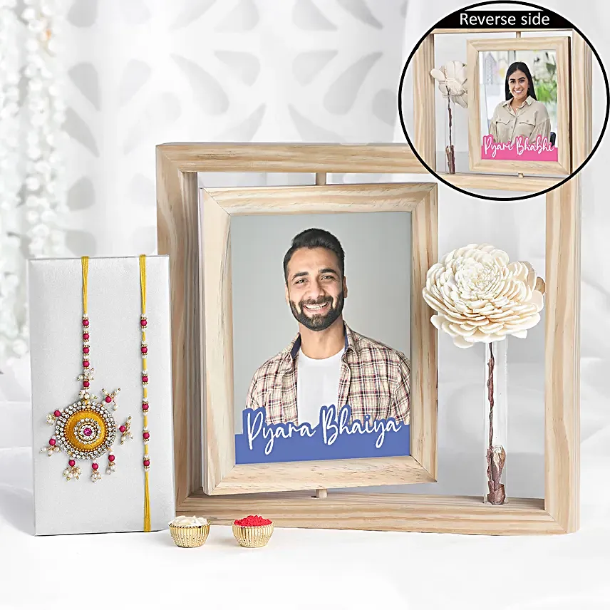 Lumba-Rakhi N Photo Frame Combo