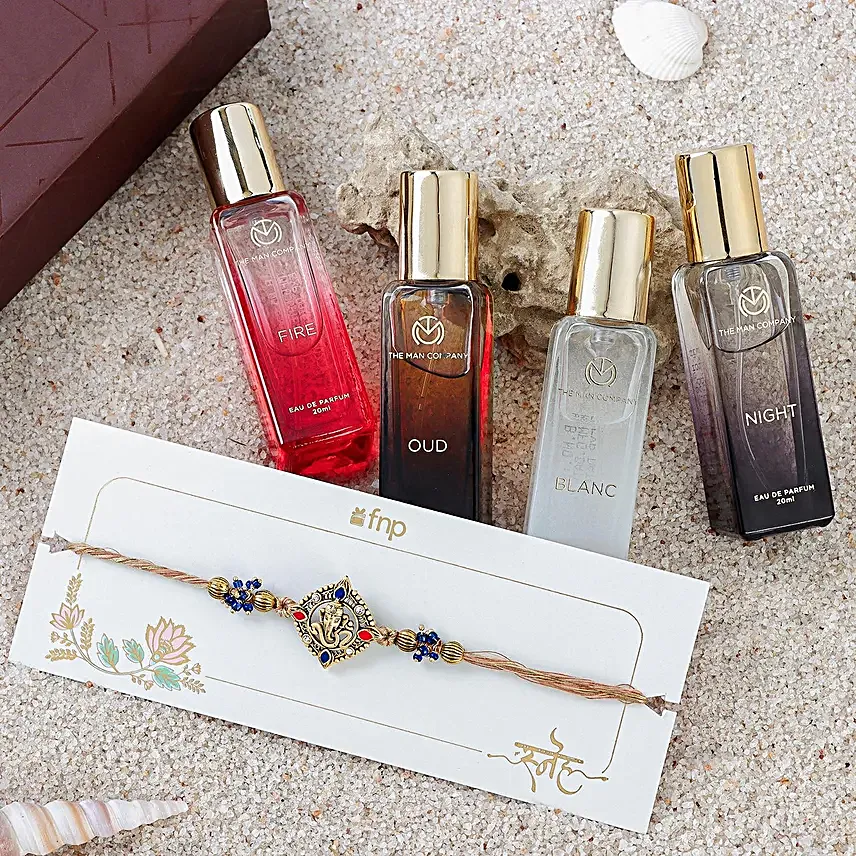 Celestial Ganesha Serenade Rakhi N Fragrance Duo