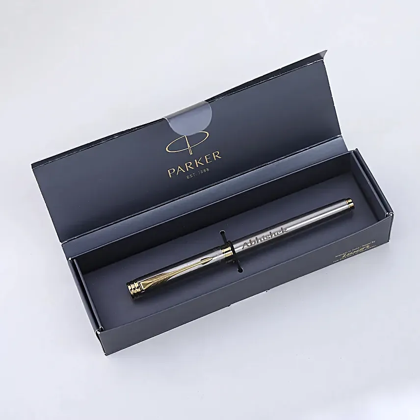 Elegant Strokes Parker Pen and Rakhi Set