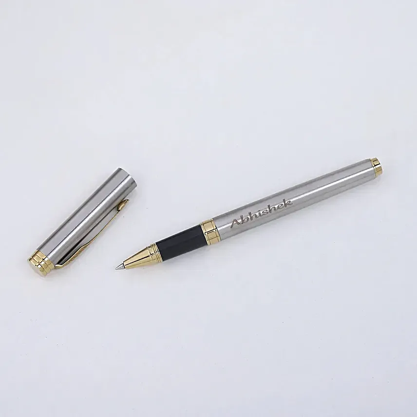 Elegant Strokes Parker Pen and Rakhi Set