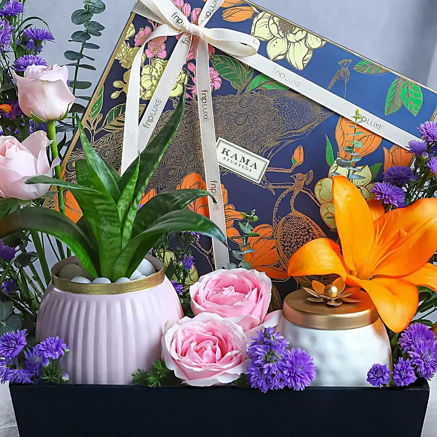 Wellness Bloom Box with Live Guitarist Experience
