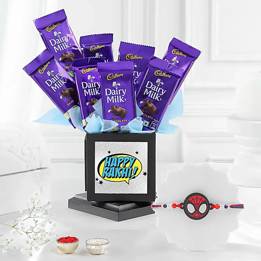 Spidey Love Rakhi Keepsake Gift