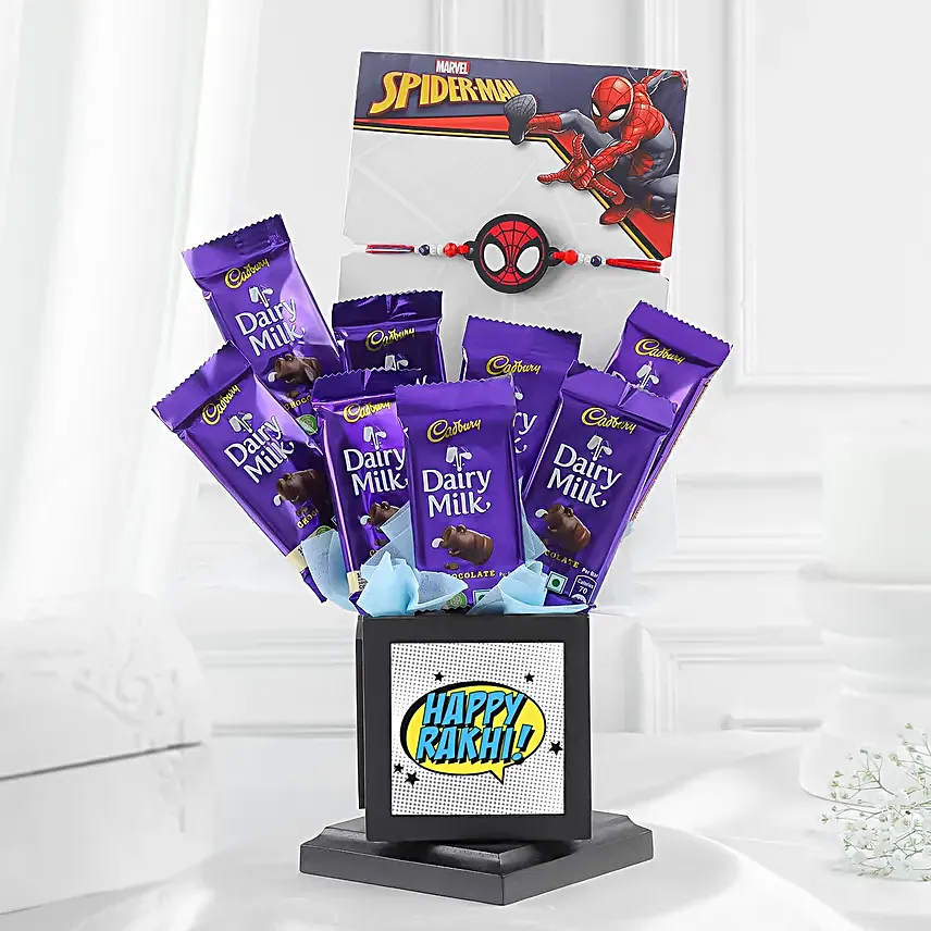 Spidey Love Rakhi Keepsake Gift