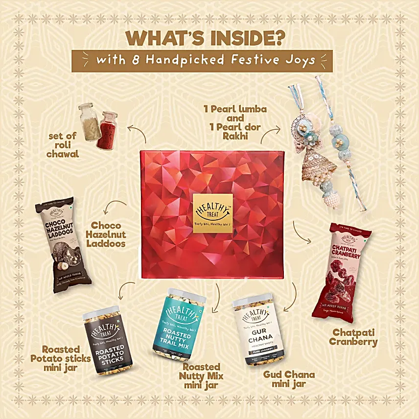 Tasteful Traditions Rakhi Hamper for the Duo