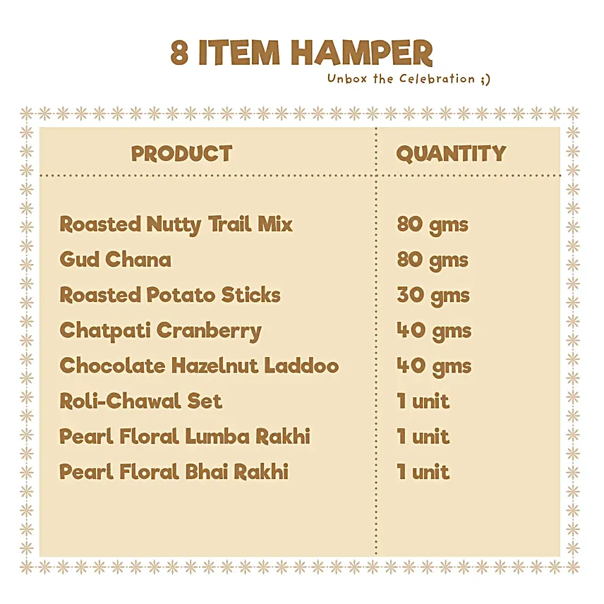 Tasteful Traditions Rakhi Hamper for the Duo