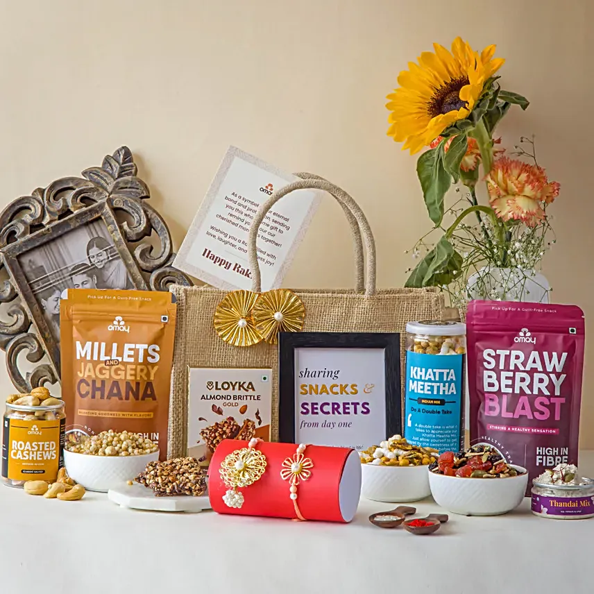 Charming Couple Rakhi Celebration Hamper