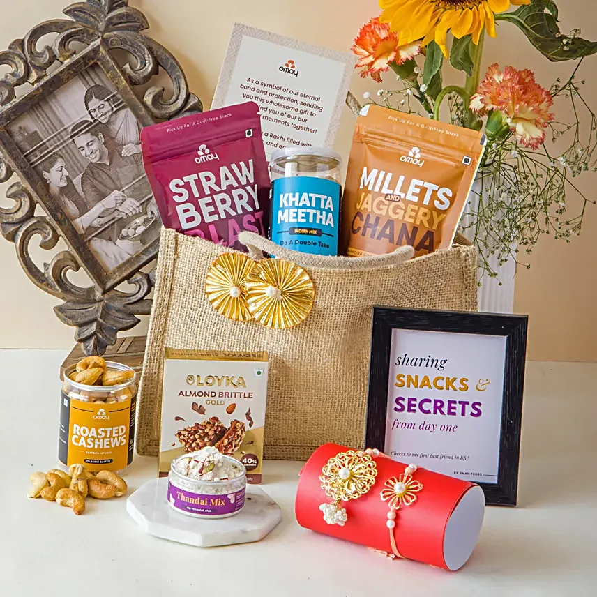Charming Couple Rakhi Celebration Hamper