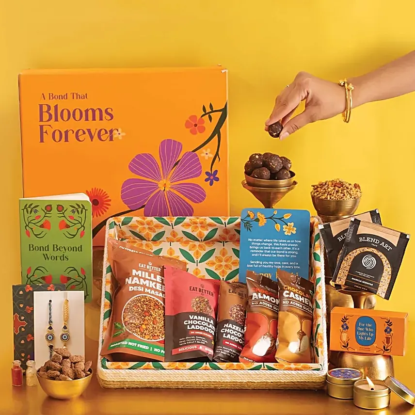 Bhaiya Bhabhi Traditional Festive Rakhi Tray