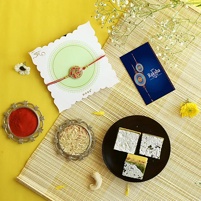 Royal Blue Rakhi Hamper