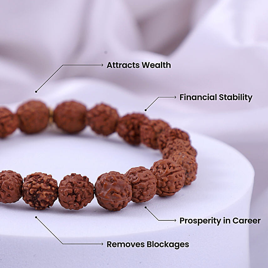 Sacred 5 Mukhi Rudraksha Bracelet