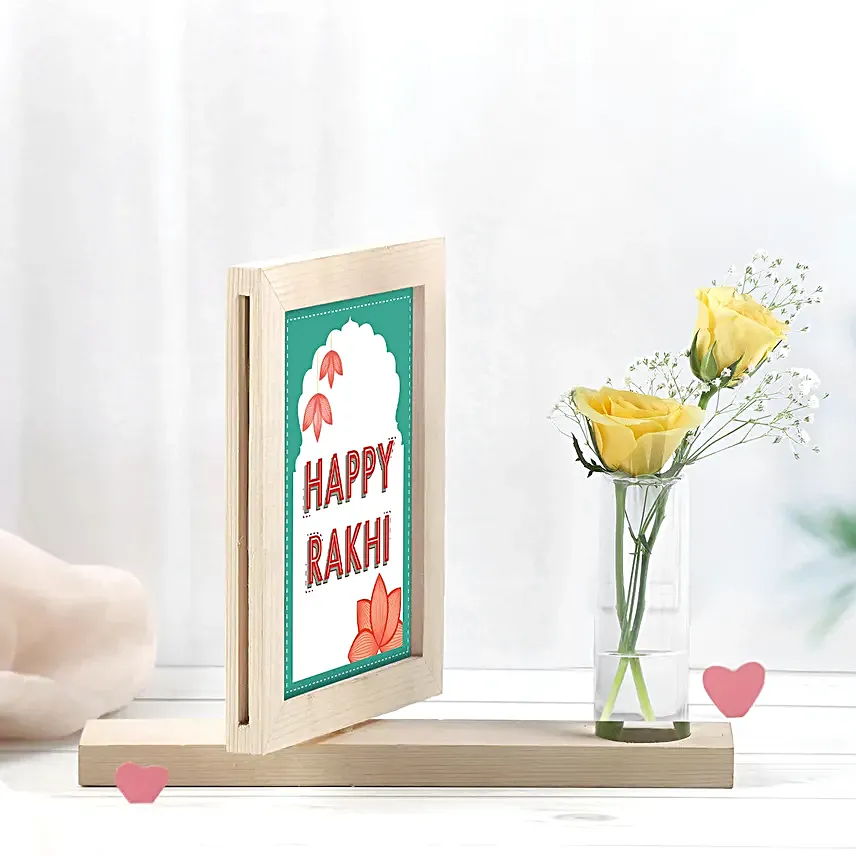 Spiritual Rakhi with Personalised Frame