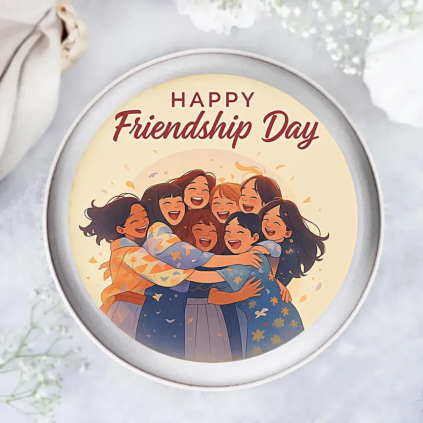 Friendship Day Choco Photo Cake  500 g