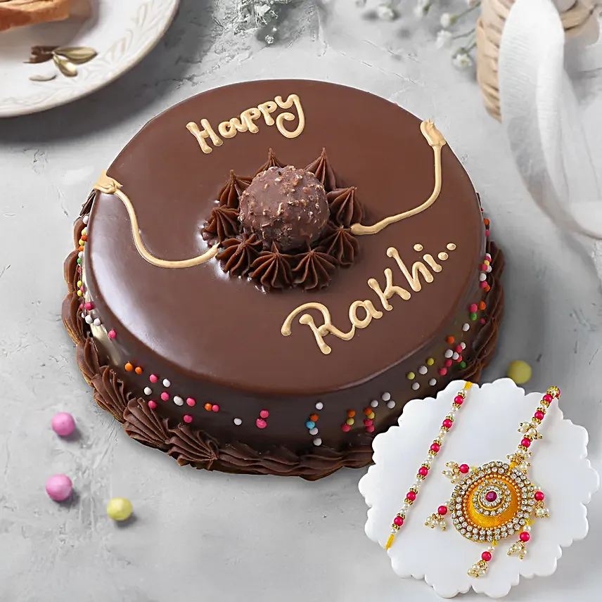 Rakhi Truffle Treat Cake Gift  500 g
