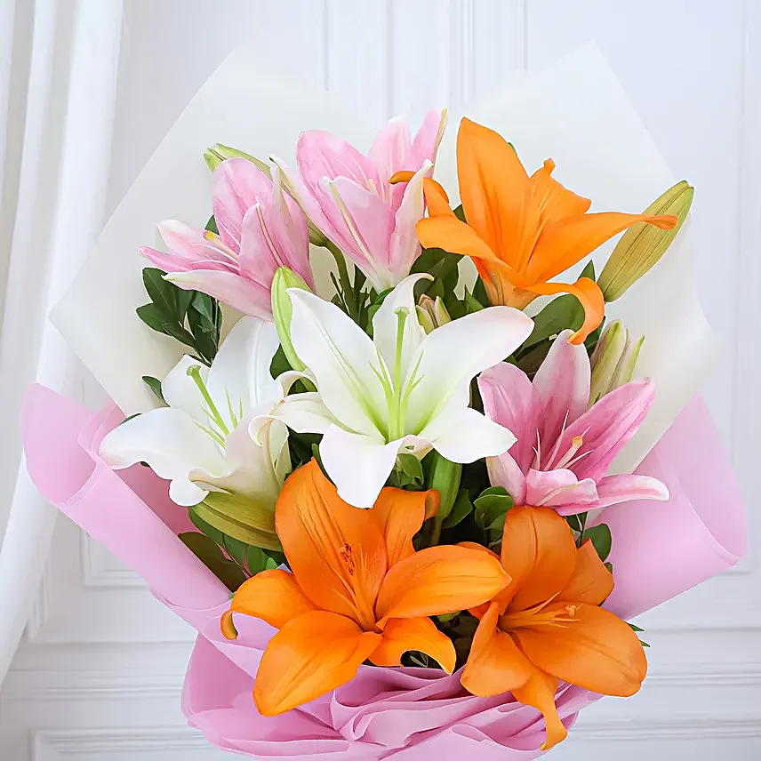 Online Attractive Mixed Lilies