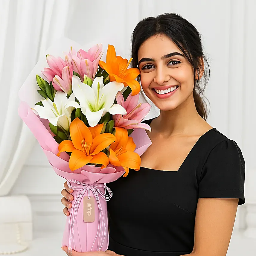 Online Attractive Mixed Lilies
