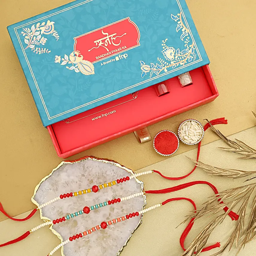 Festival Threads with Treats Rakhi Gift Box