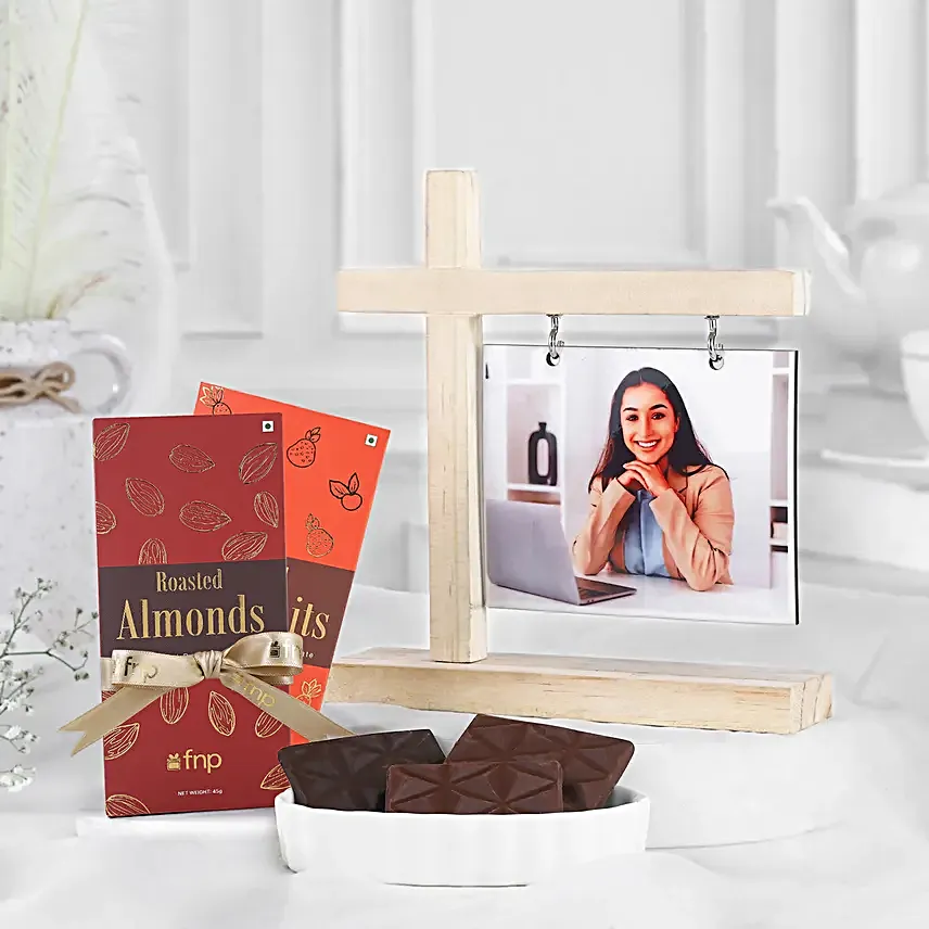 Chocolate N Photo Frame Keepsake