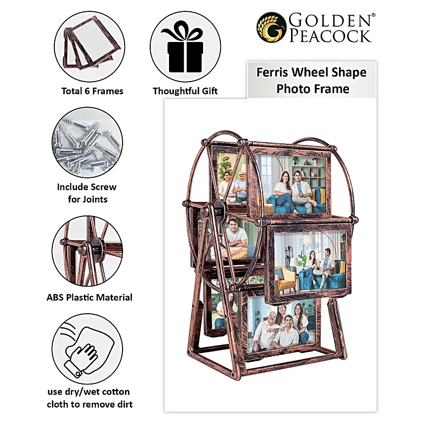 Personalised swing wheel photo frame