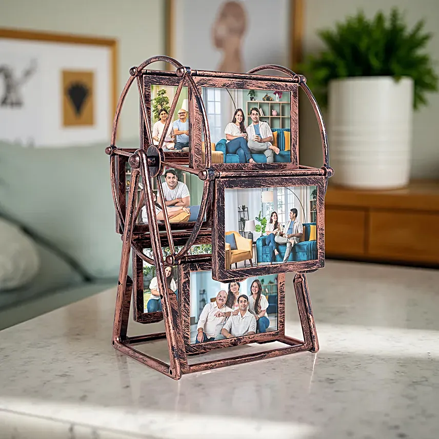 Personalised swing wheel photo frame