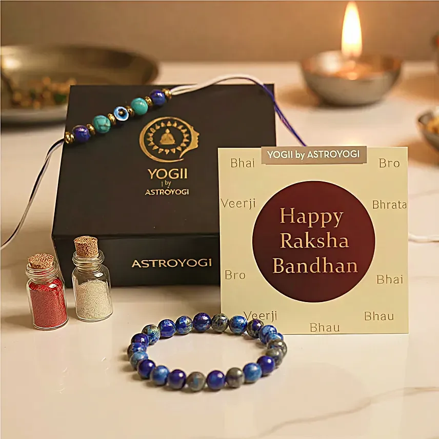 Elegant Protection Rakhi Combo