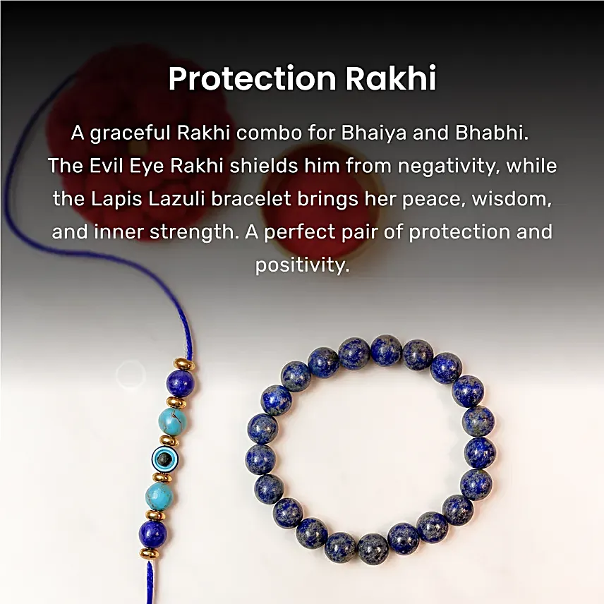 Elegant Protection Rakhi Combo