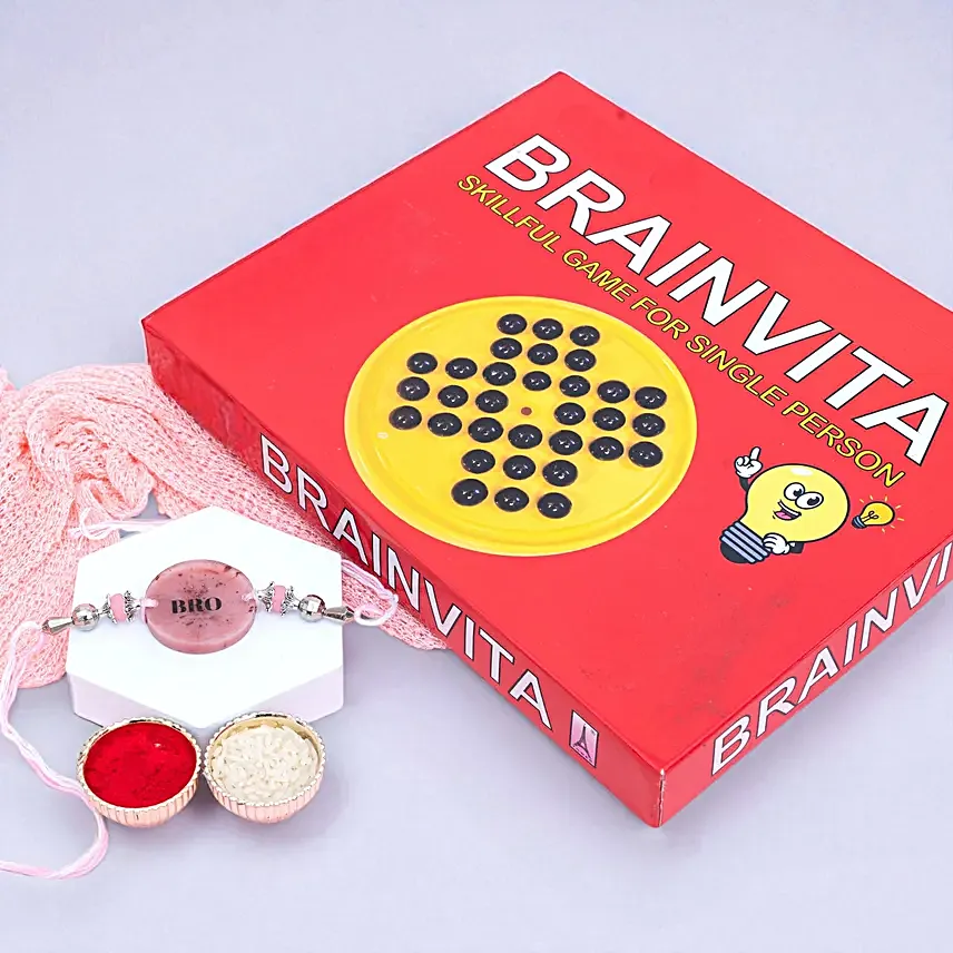 Bro Rakhi with Brain Game Set