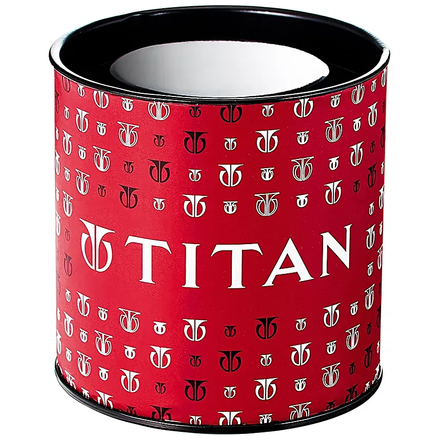Titan Analog Metallic Golden Strap Mens Watch