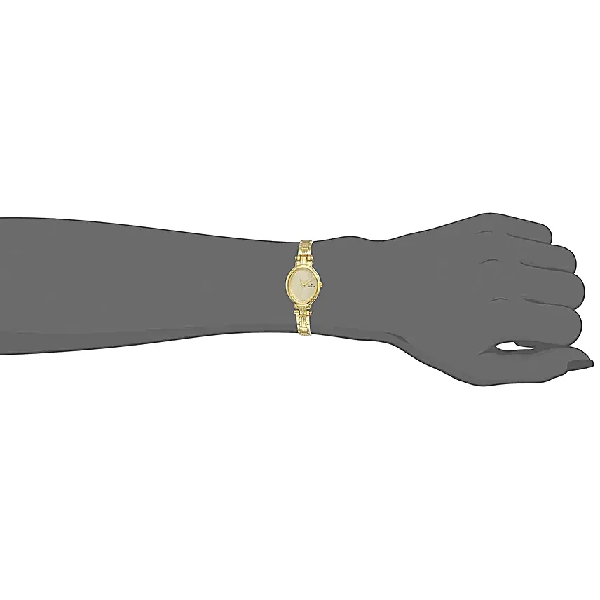 Titan Analog Silver Dial Metallic Strap Women Watch