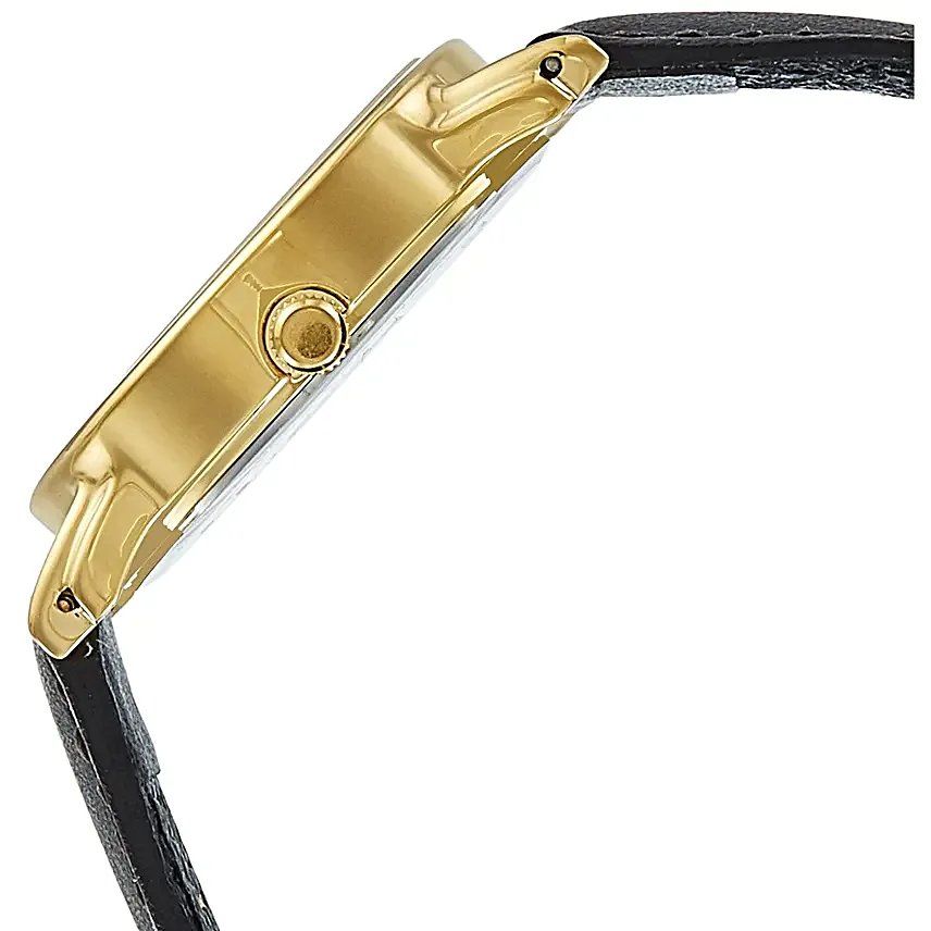 Titan Analog White And Golden Dial Mens Watch