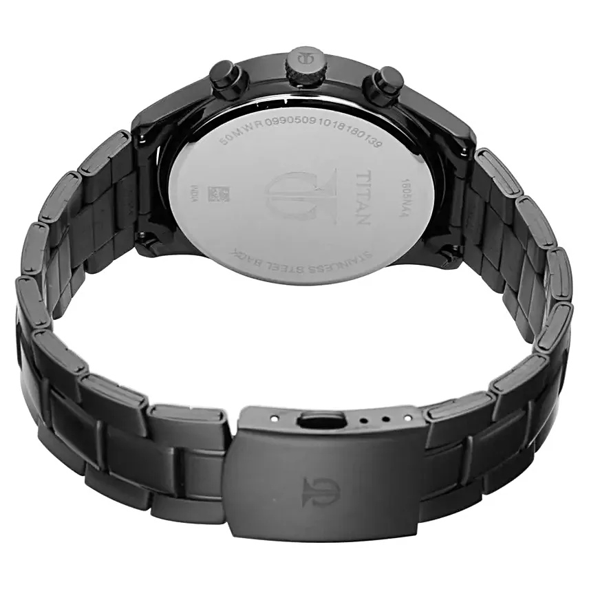 Titan Neo Analog Black Dial Men Watch