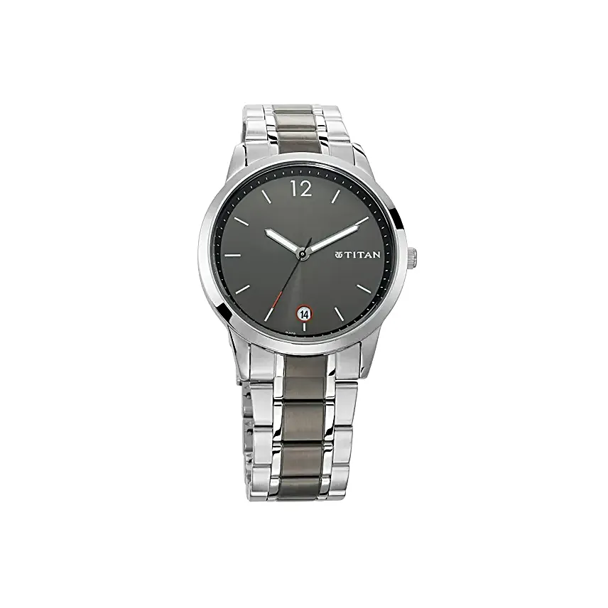 Titan Neo Analog Stainless Steel Strap Mens Watch