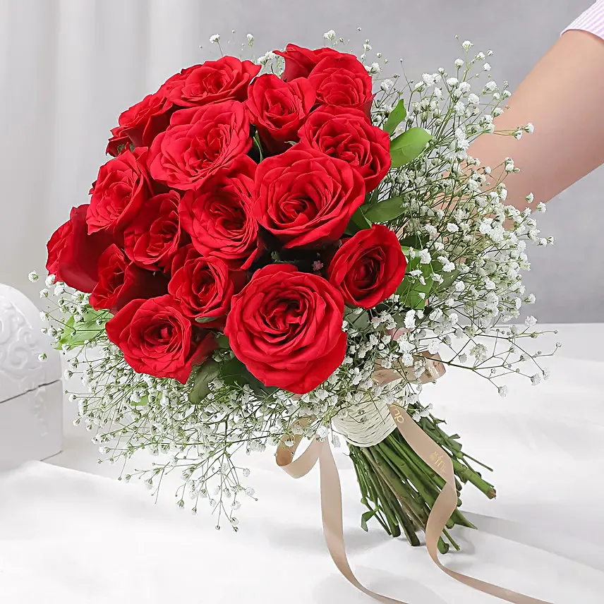 Passionate Red Rose Bouquet