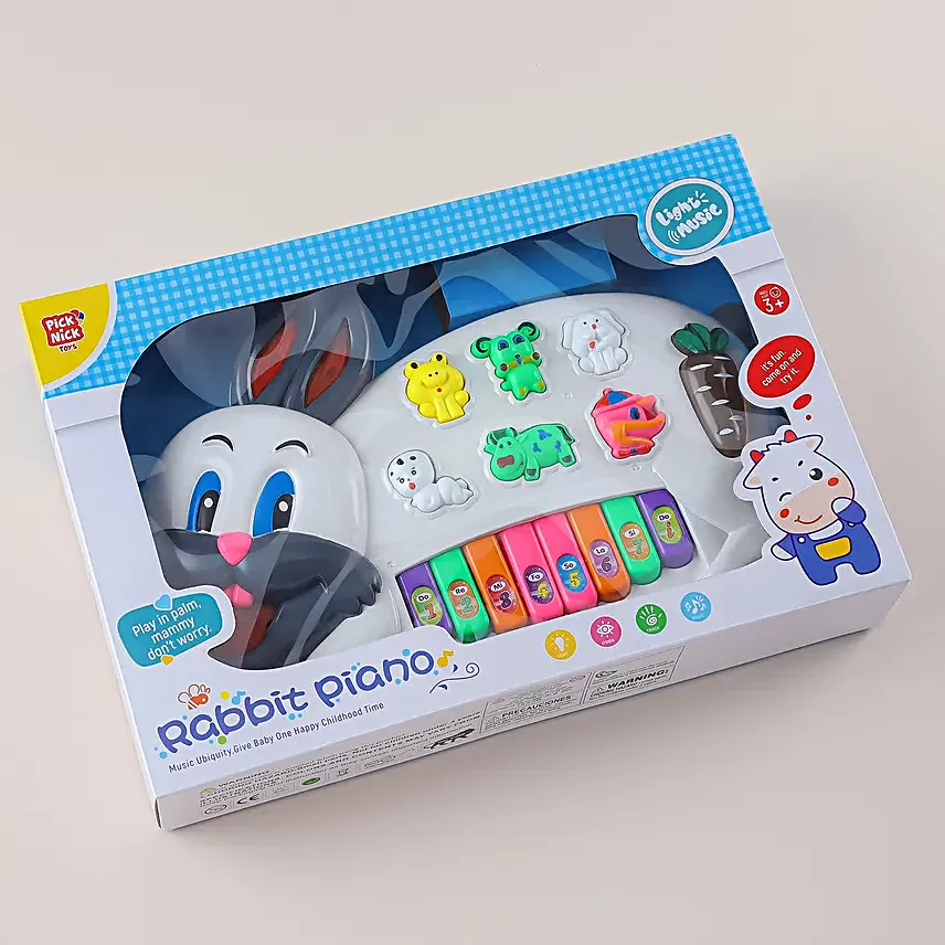 Melody Bunny Piano Gift for Rakhi